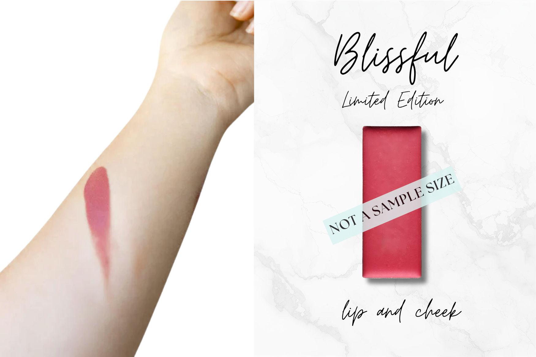PiperBlue Organic Cream Blush Samples