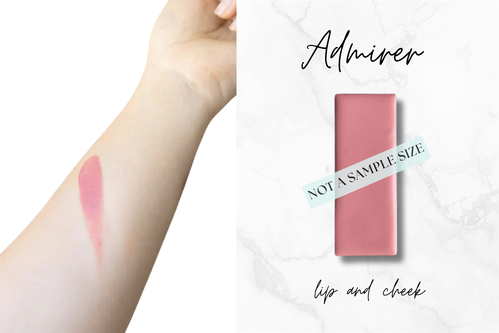 PiperBlue Organic Cream Blush Samples