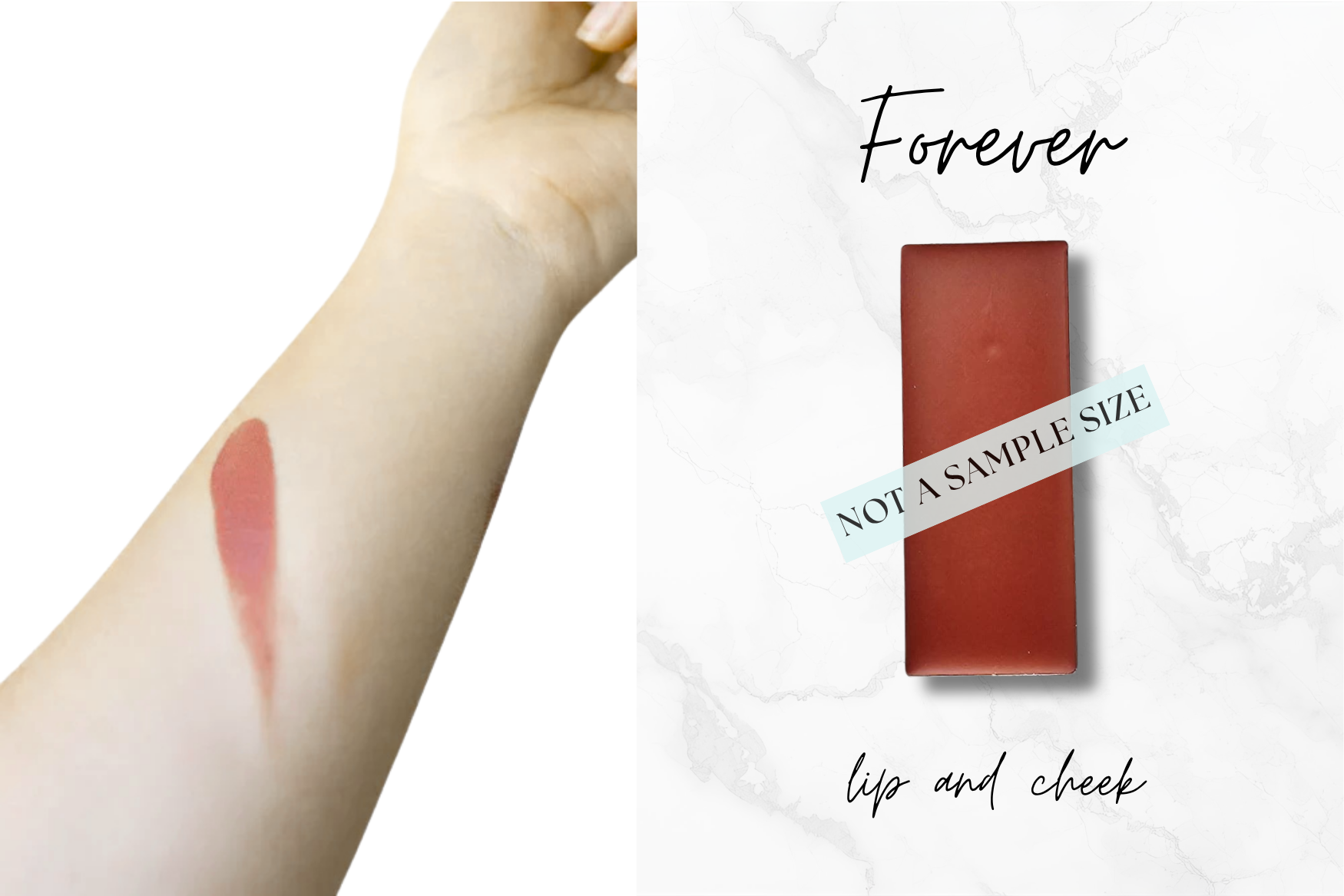 PiperBlue Organic Cream Blush Samples