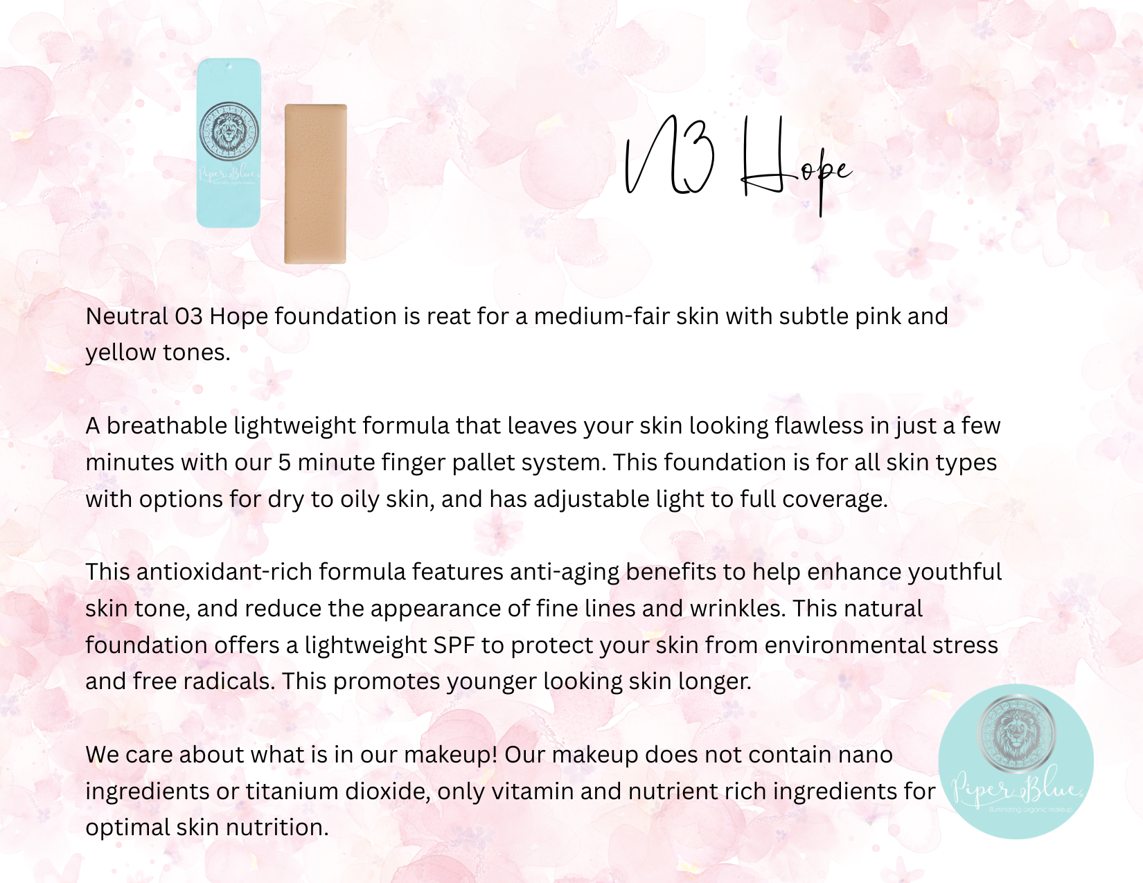 Pre-built Palette - Neutral 3 Hope Palette