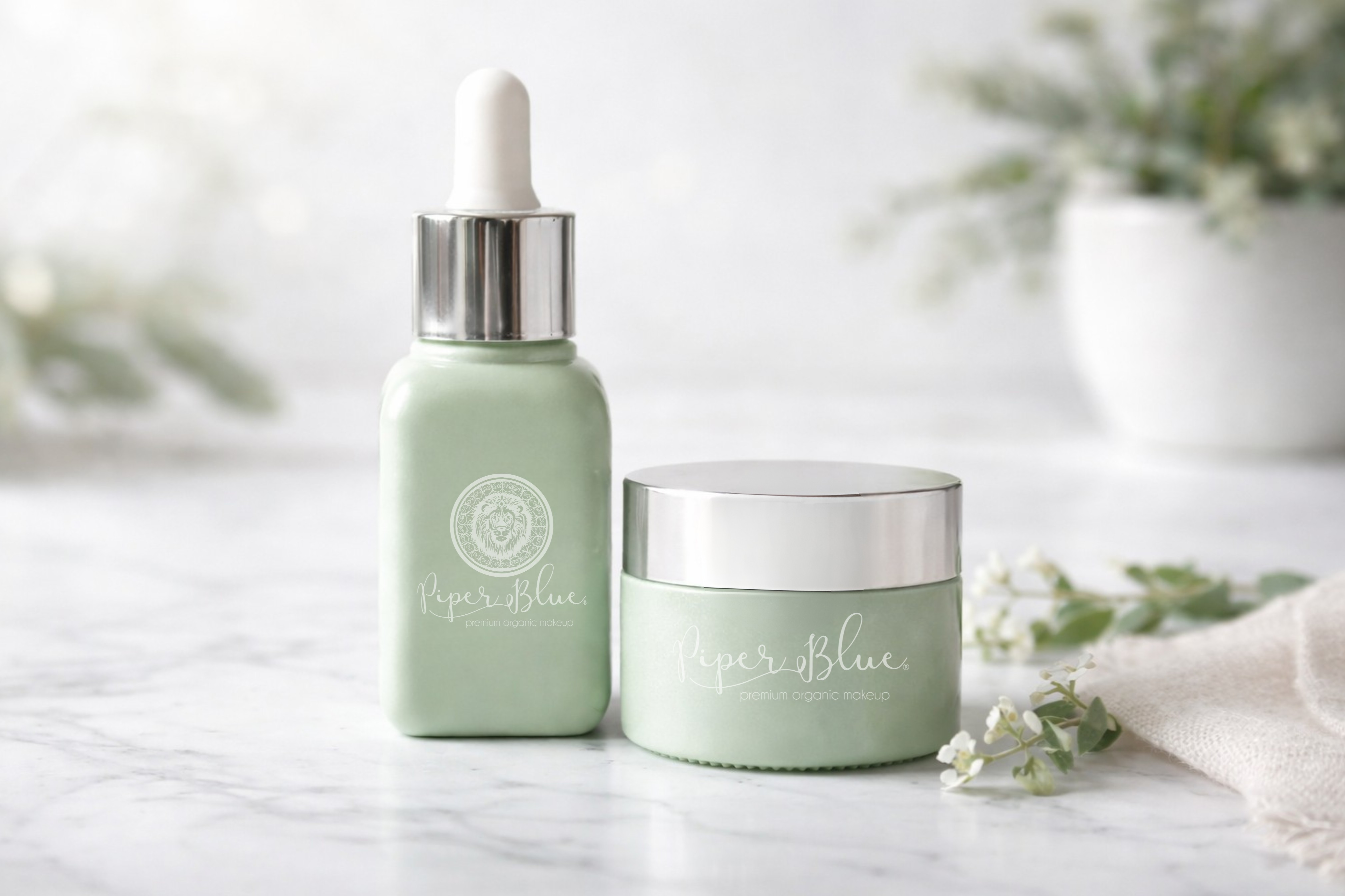 Organic booster serum and organic age defy eye butter