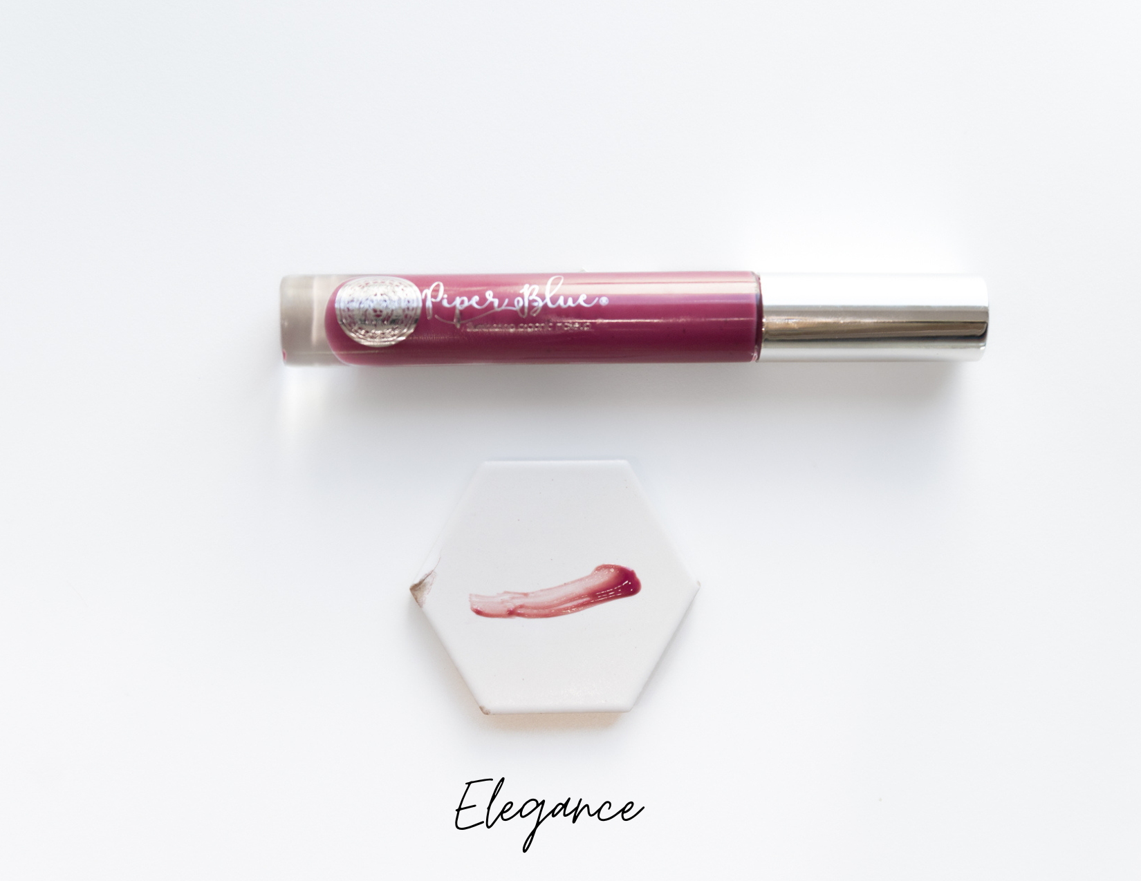 Ageless botanical lip butter in Elegance shade, horizontal product image natural makeup