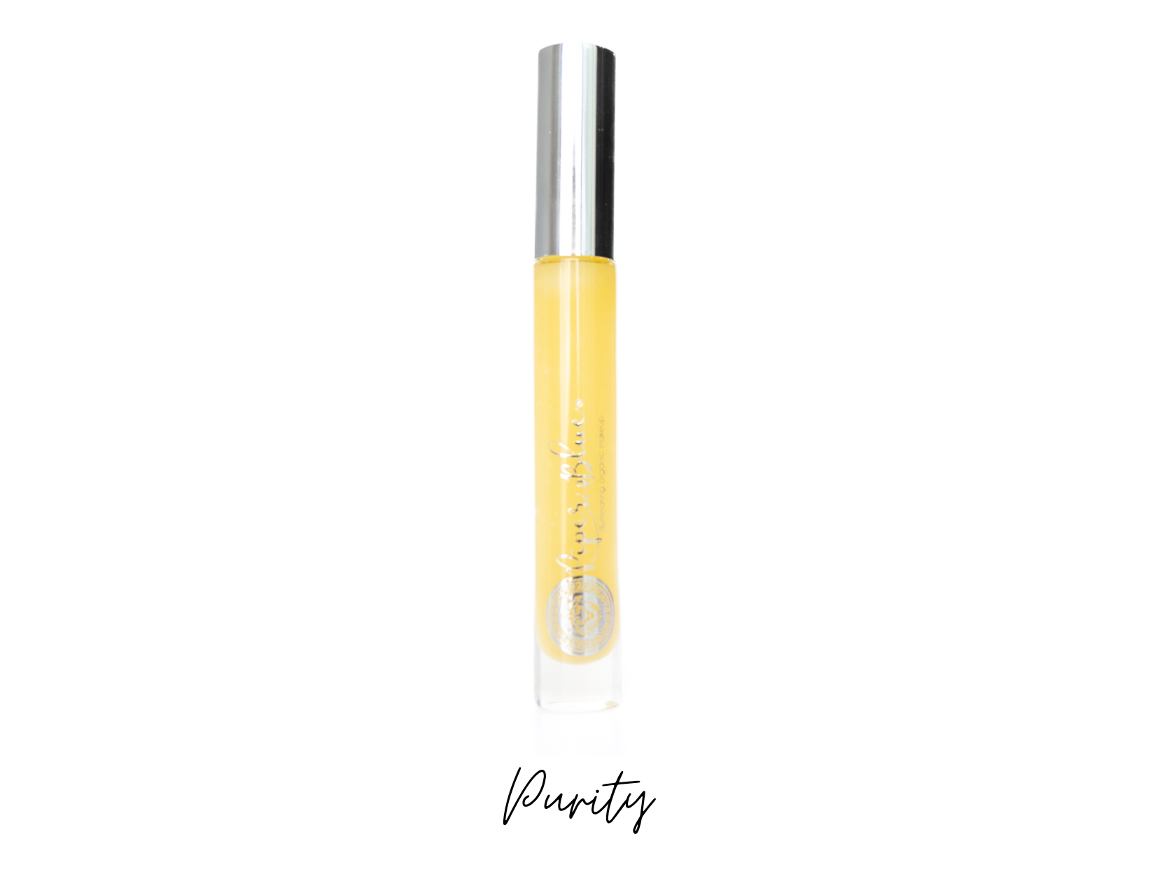 Ageless botanical lip butter in Purity shade, vertical product image natural makeup