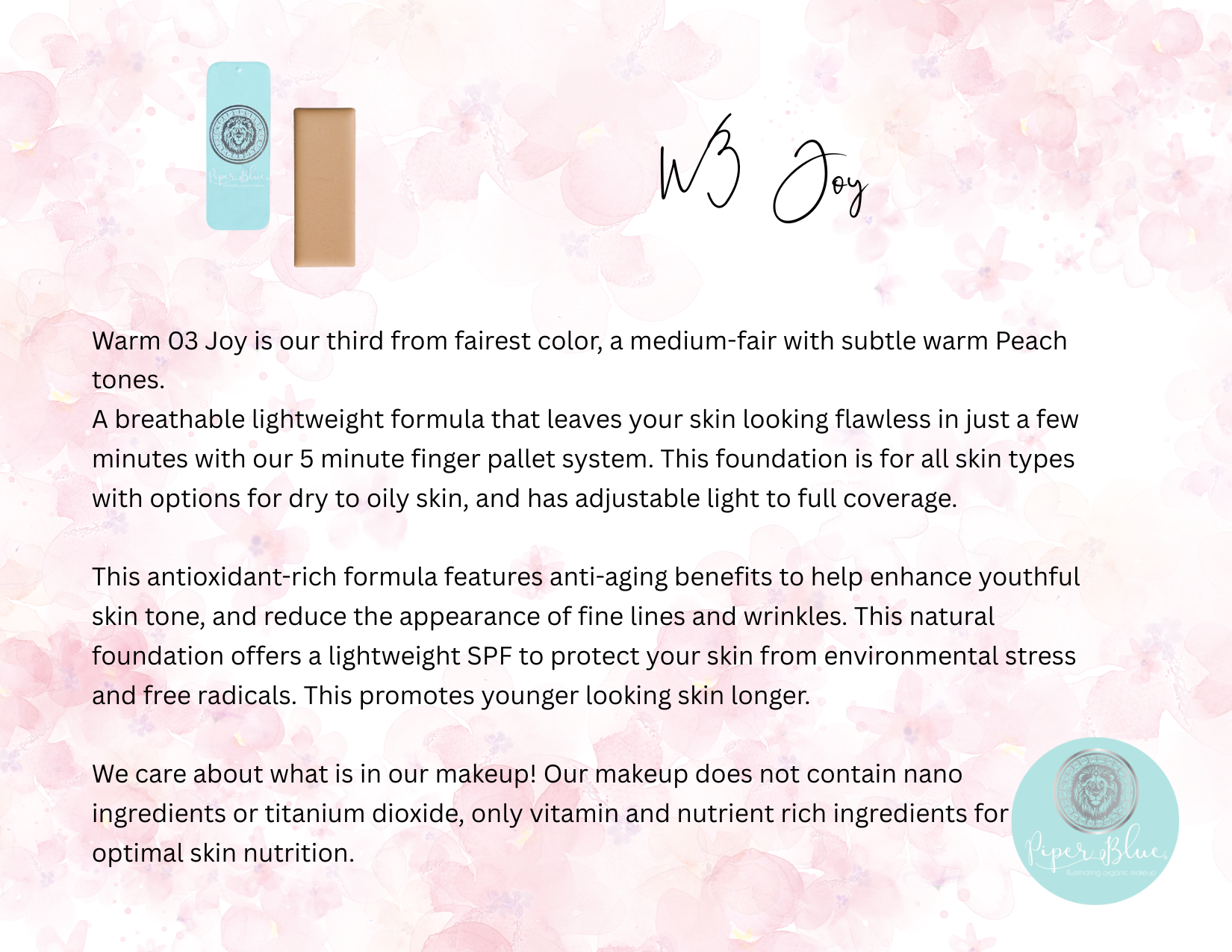 Foundation - Warm 03 Joy