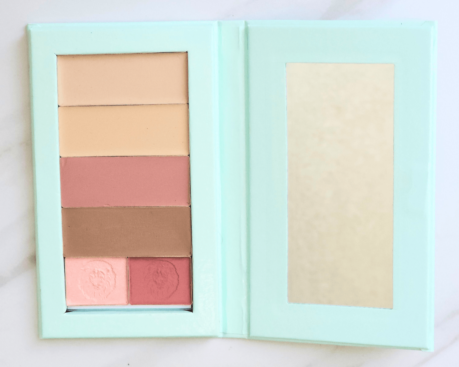 All-in-one teen makeup palette with neutral shades
