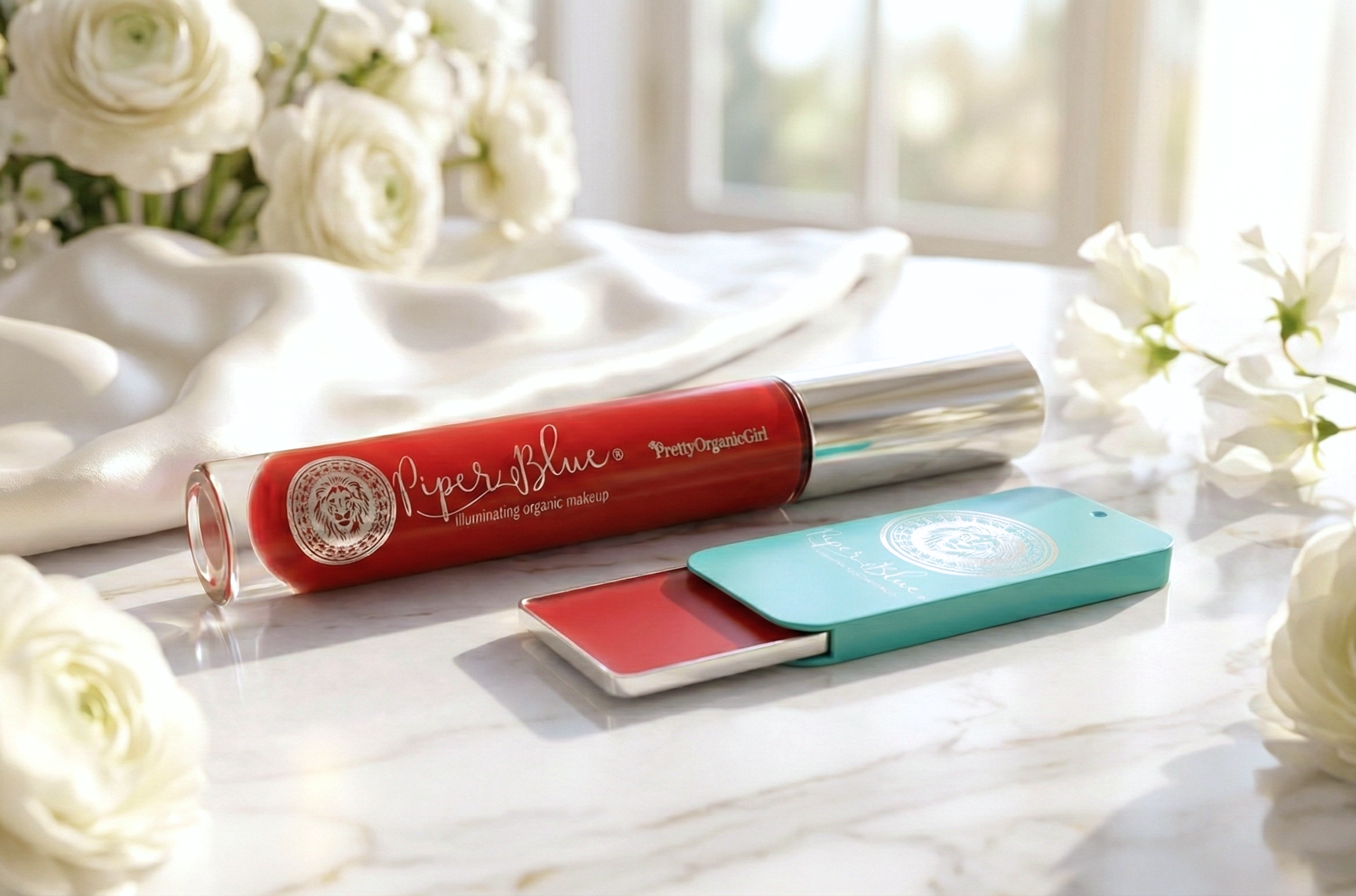 PiperBlue & PrettyOrganicGirl Red Lip Signature Influencer Collection