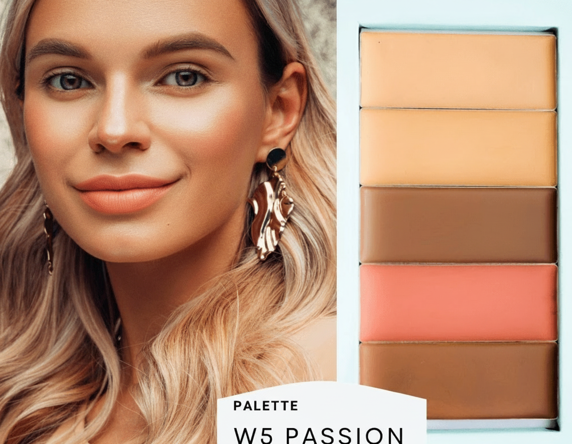 Basic Bundle beauty palette pre-built and color matched PiperBlue Organic Makeup