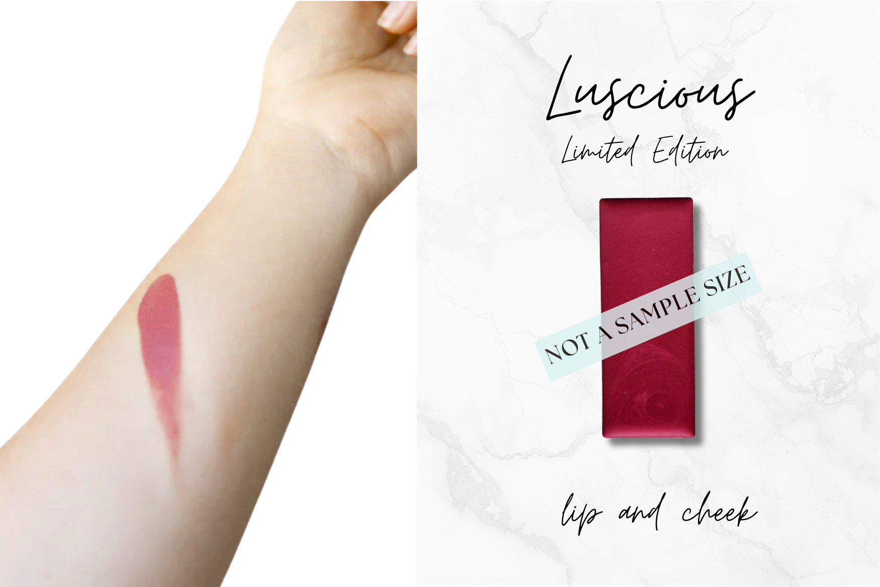 PiperBlue Organic Cream Blush Samples