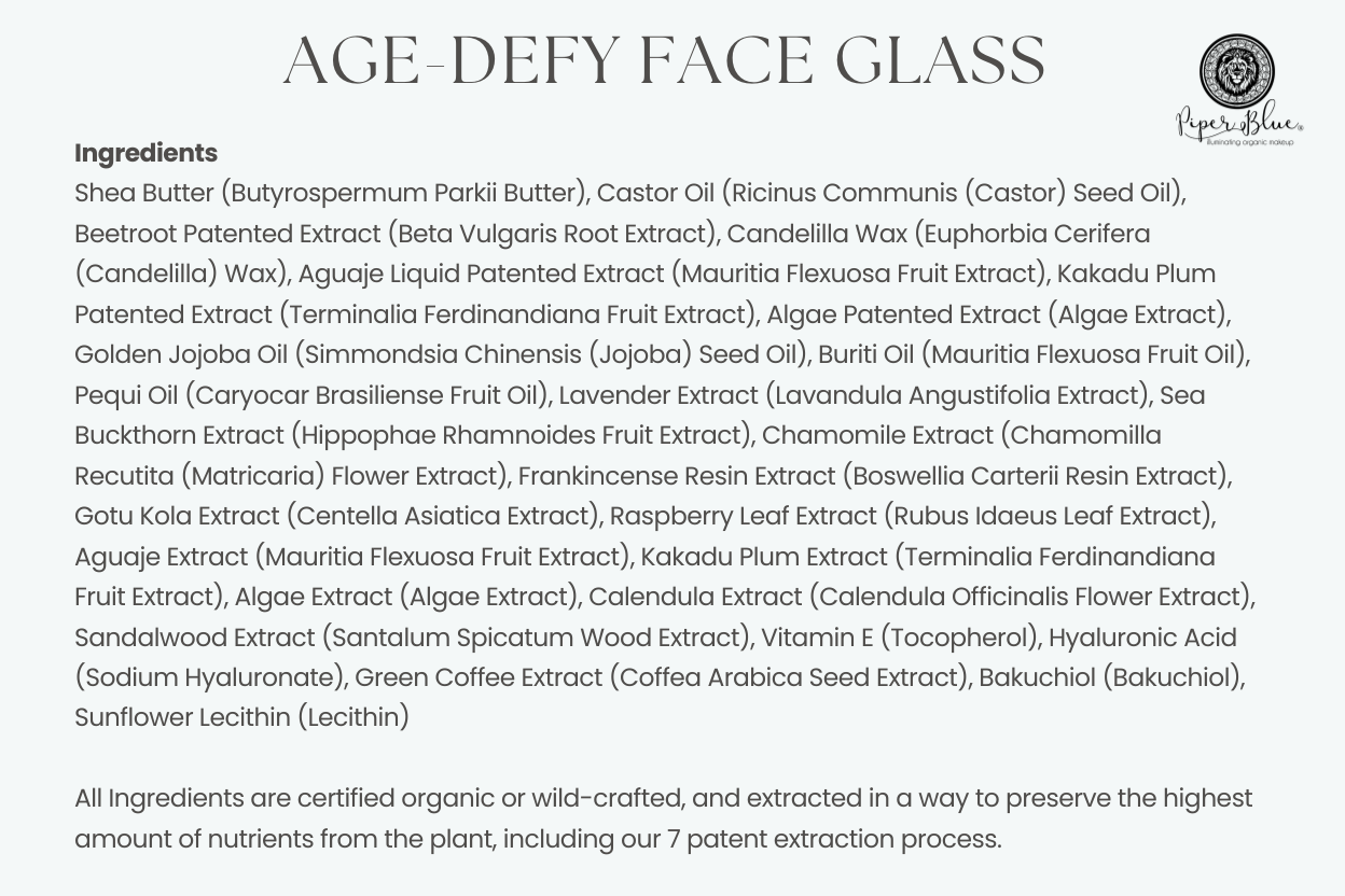 Organic Age-Defy Face Glass