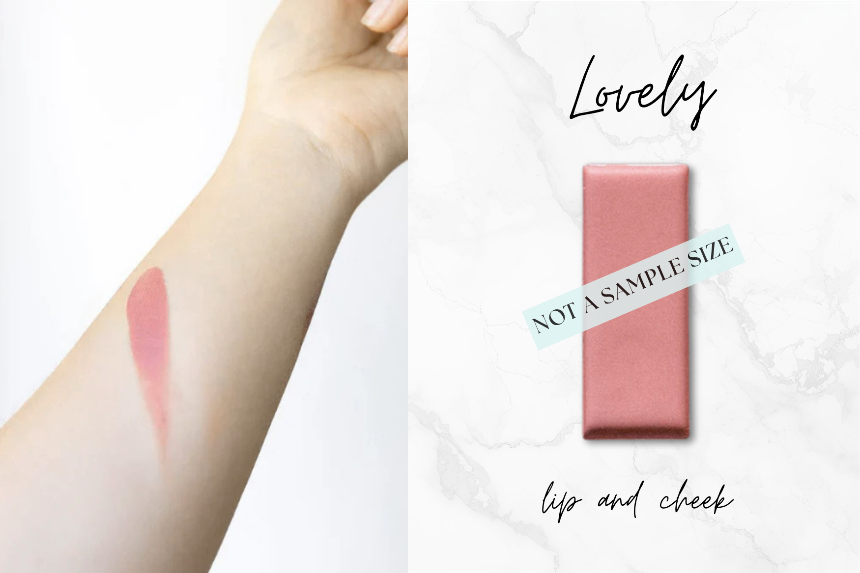 PiperBlue Organic Cream Blush Samples