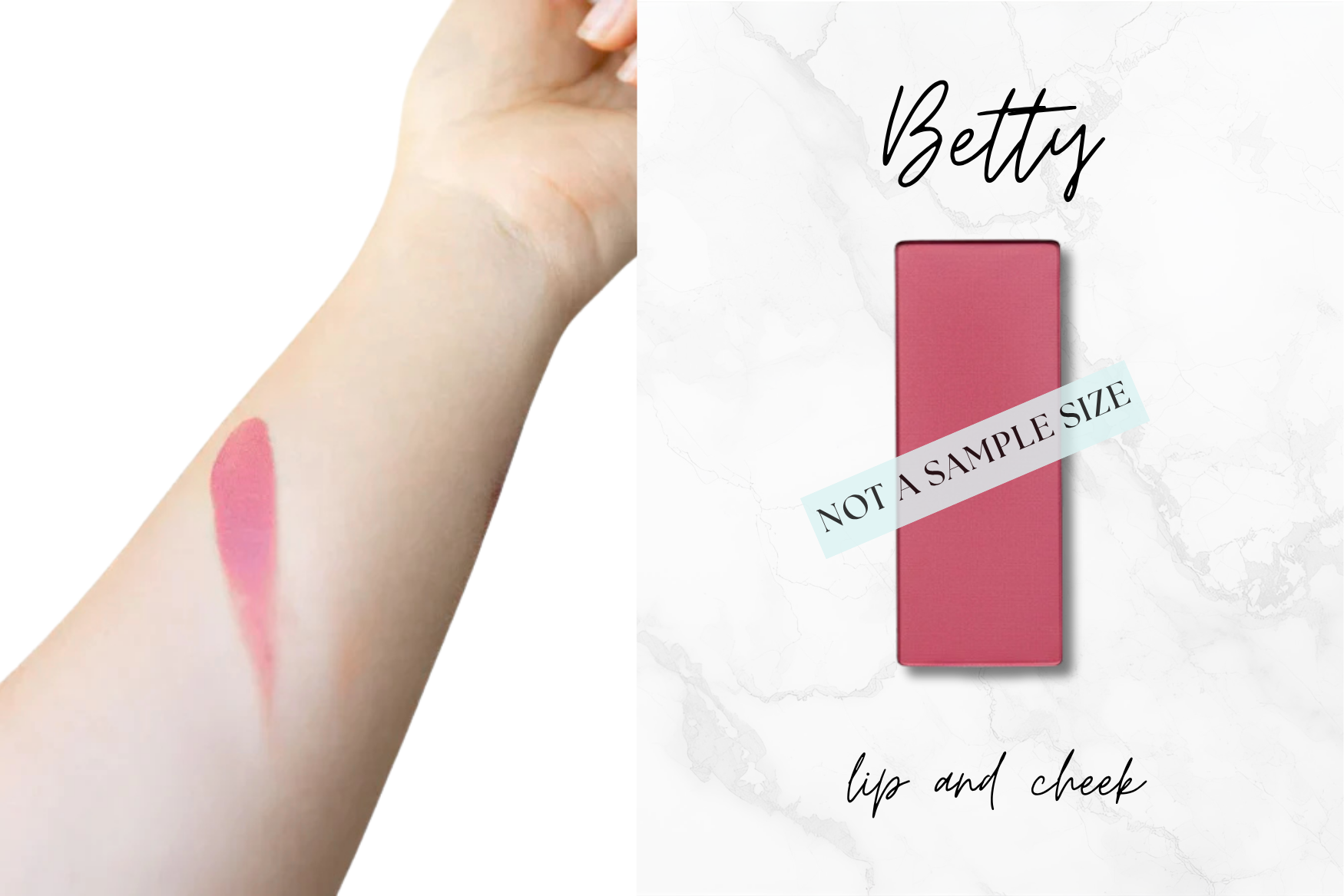 PiperBlue Organic Cream Blush Samples