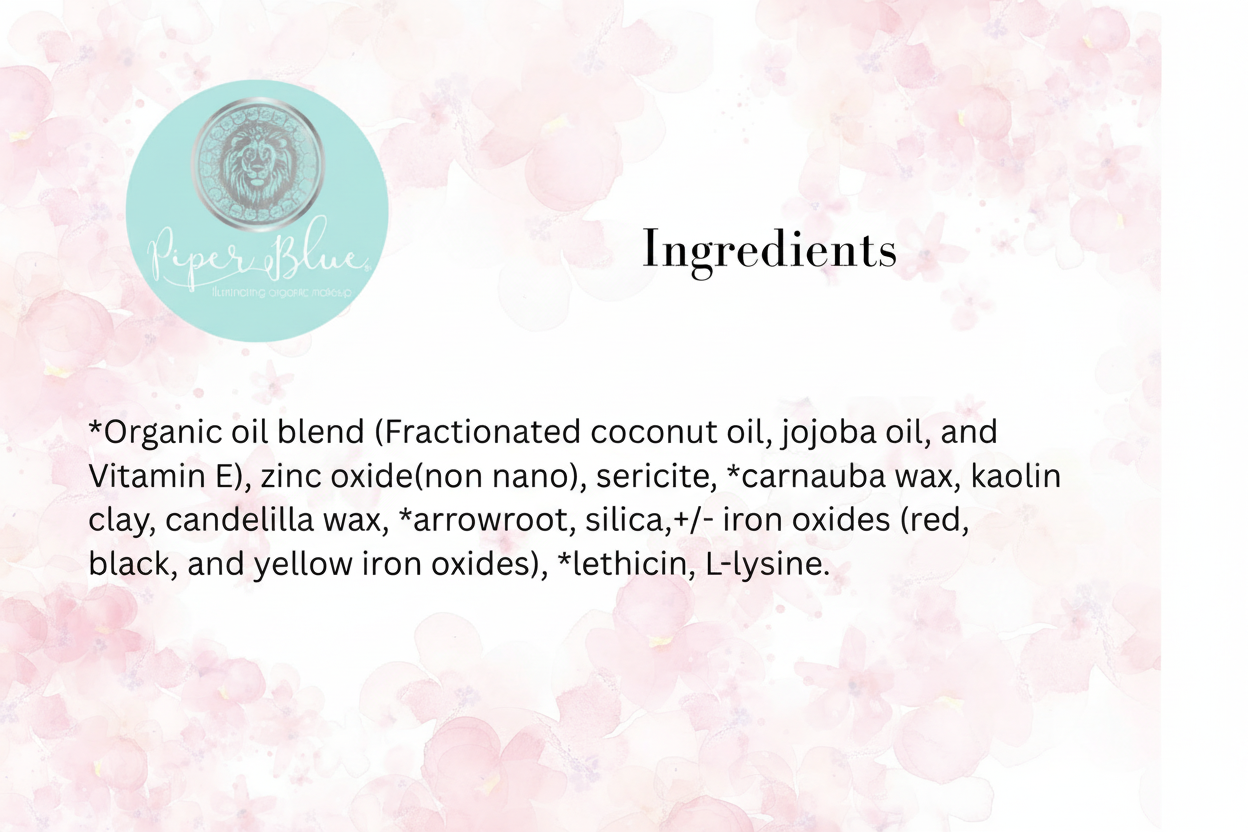 Organic Makeup Sample Kit | Clean Foundation Shade Match | PiperBlue