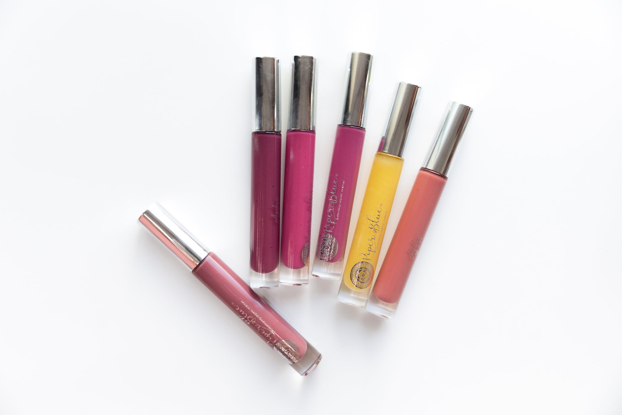 Ageless botanical lip butters in multiple shades product images natural makeup