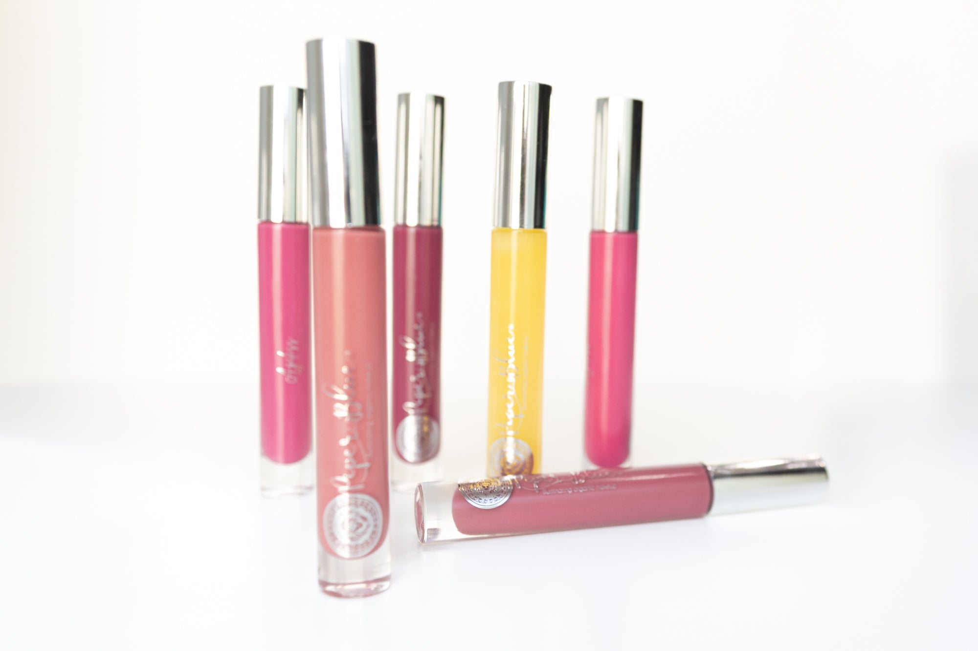 Ageless lips botanical lip butters in each shade. natural makeup