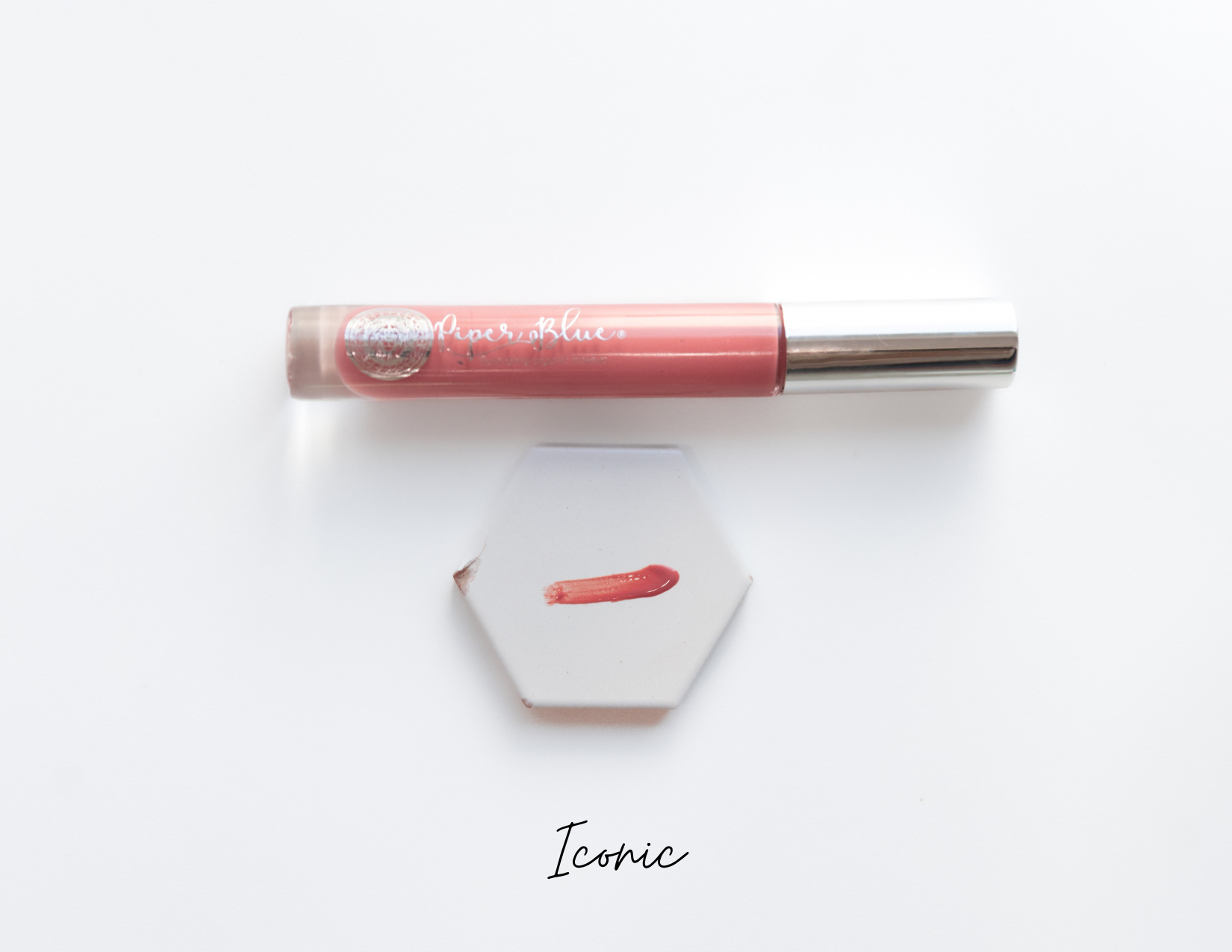 Ageless botanical lip butter in Iconic shade, horizontal product image natural makeup