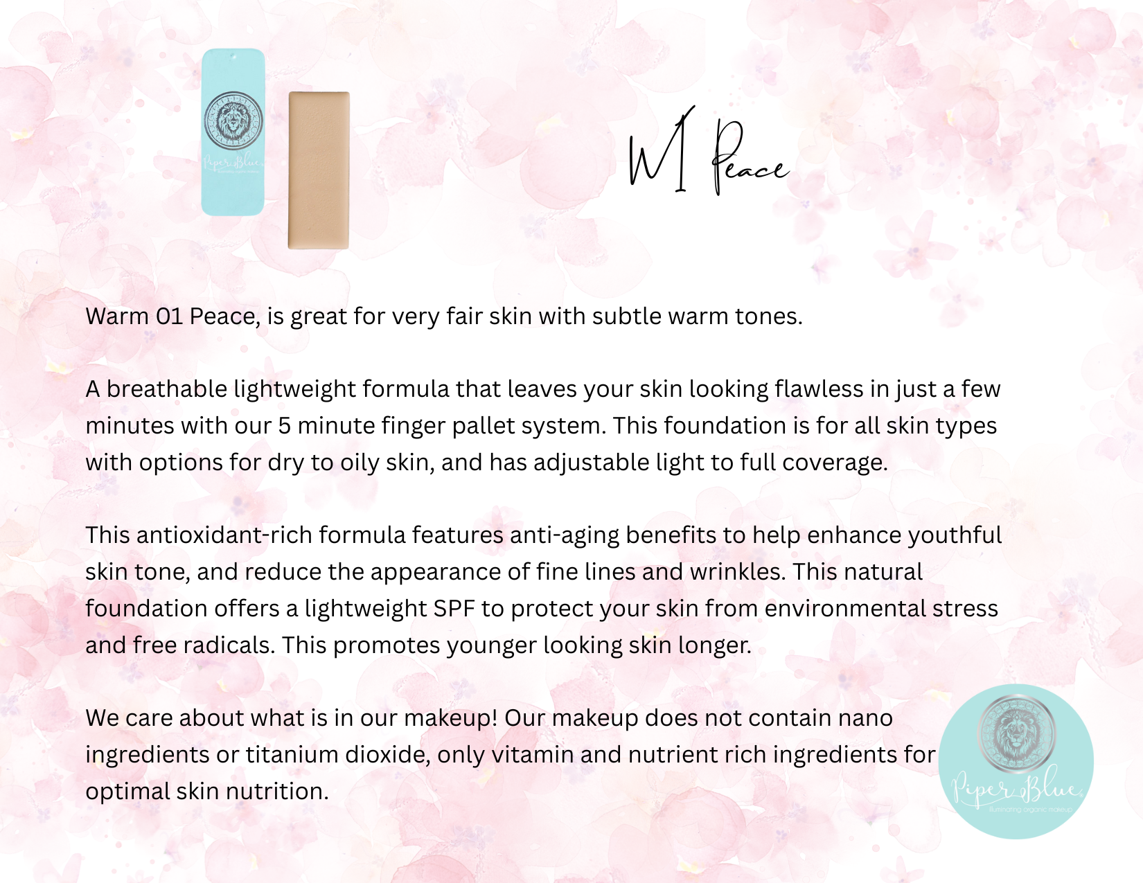 Foundation - Warm 01 Peace